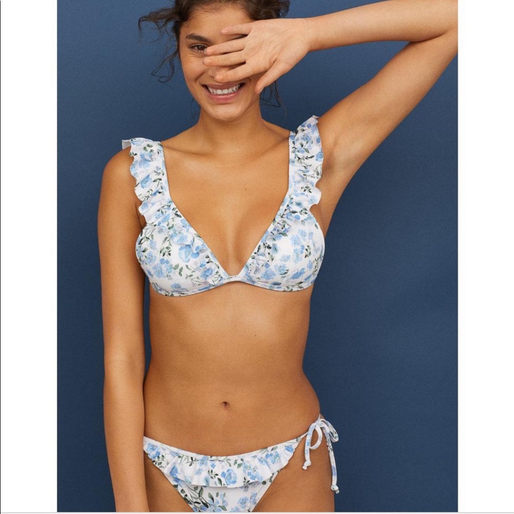 H&M Floral Bathing Suit NWOT